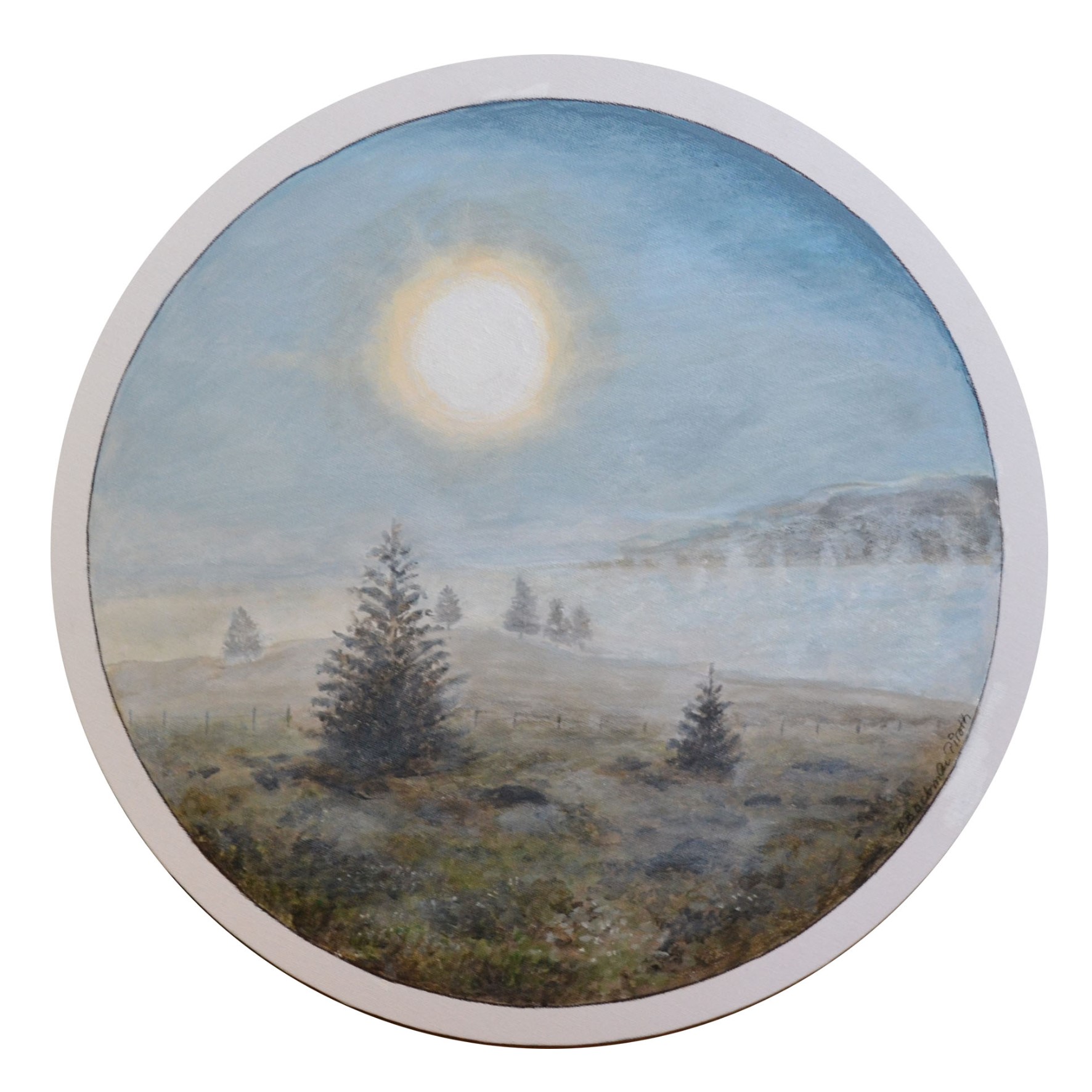 Dimman lättar vid sjön - Pirjo Backman Piroth